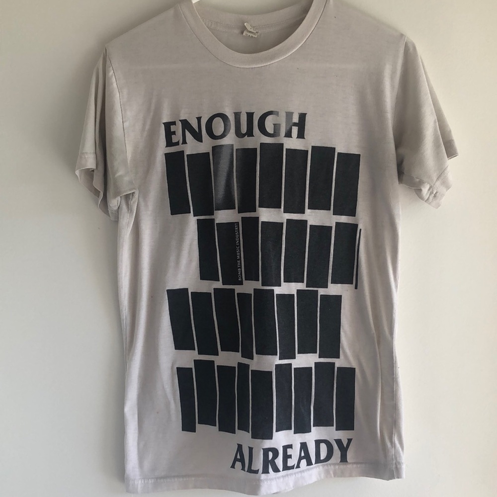 BOMB THE MUSIC INDUSTRY band tee